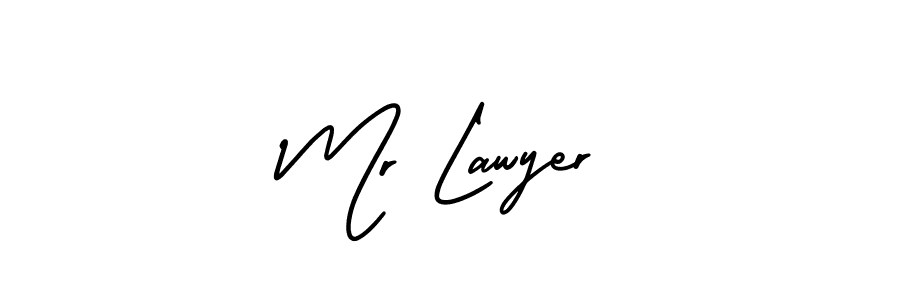 Use a signature maker to create a handwritten signature online. With this signature software, you can design (AmerikaSignatureDemo-Regular) your own signature for name Mr Lawyer. Mr Lawyer signature style 3 images and pictures png