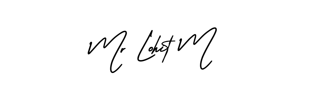 Similarly AmerikaSignatureDemo-Regular is the best handwritten signature design. Signature creator online .You can use it as an online autograph creator for name Mr Lohit M. Mr Lohit M signature style 3 images and pictures png