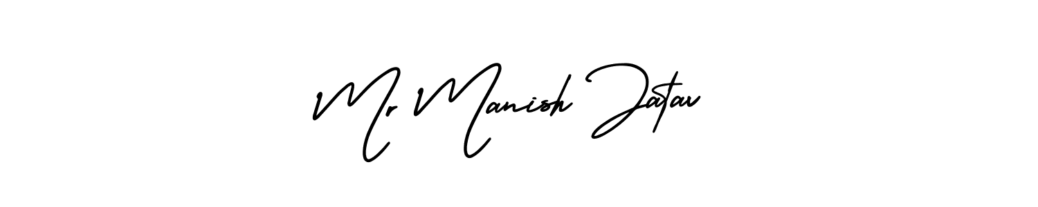 You can use this online signature creator to create a handwritten signature for the name Mr Manish Jatav. This is the best online autograph maker. Mr Manish Jatav signature style 3 images and pictures png