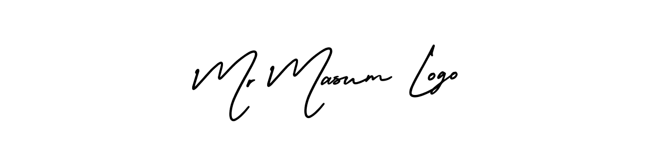 How to make Mr Masum Logo signature? AmerikaSignatureDemo-Regular is a professional autograph style. Create handwritten signature for Mr Masum Logo name. Mr Masum Logo signature style 3 images and pictures png