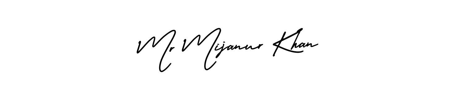 AmerikaSignatureDemo-Regular is a professional signature style that is perfect for those who want to add a touch of class to their signature. It is also a great choice for those who want to make their signature more unique. Get Mr Mijanur Khan name to fancy signature for free. Mr Mijanur Khan signature style 3 images and pictures png