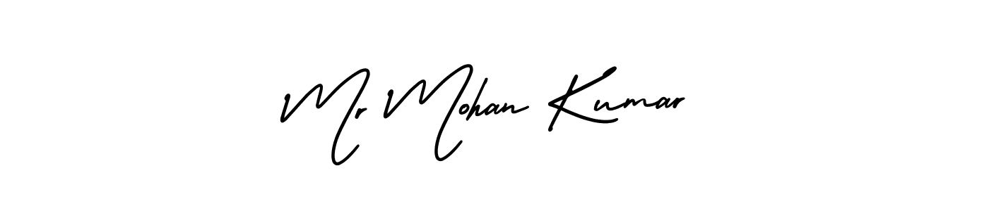 It looks lik you need a new signature style for name Mr Mohan Kumar. Design unique handwritten (AmerikaSignatureDemo-Regular) signature with our free signature maker in just a few clicks. Mr Mohan Kumar signature style 3 images and pictures png