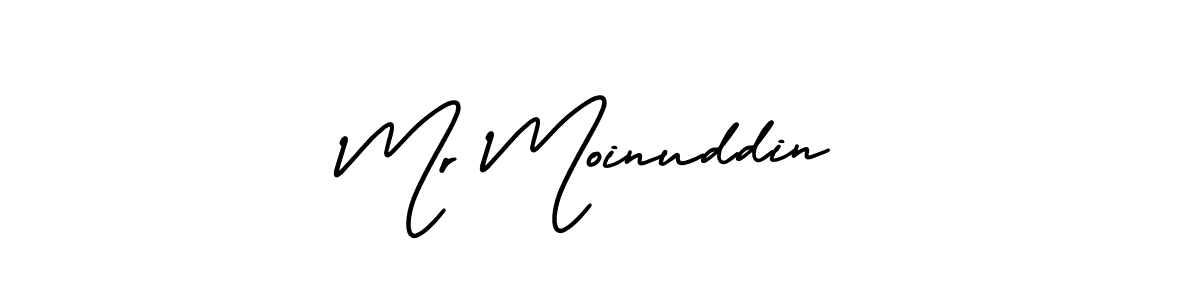It looks lik you need a new signature style for name Mr Moinuddin. Design unique handwritten (AmerikaSignatureDemo-Regular) signature with our free signature maker in just a few clicks. Mr Moinuddin signature style 3 images and pictures png