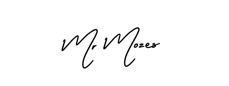 The best way (AmerikaSignatureDemo-Regular) to make a short signature is to pick only two or three words in your name. The name Mr Mozes include a total of six letters. For converting this name. Mr Mozes signature style 3 images and pictures png