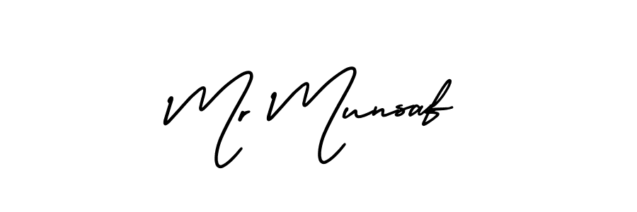 Similarly AmerikaSignatureDemo-Regular is the best handwritten signature design. Signature creator online .You can use it as an online autograph creator for name Mr Munsaf. Mr Munsaf signature style 3 images and pictures png