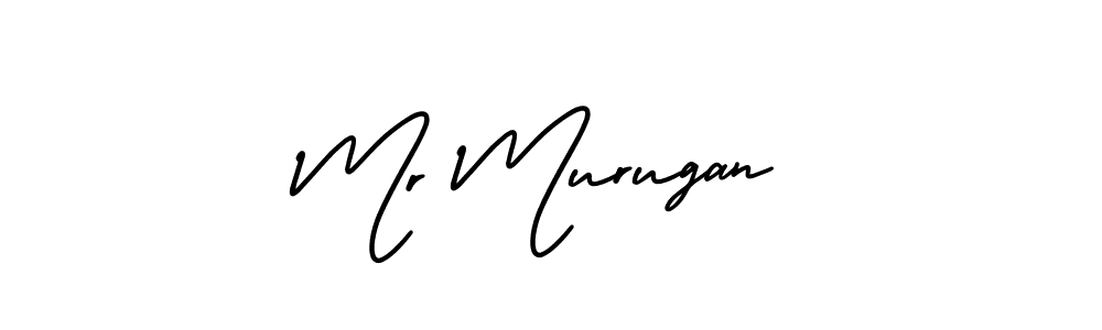 Make a beautiful signature design for name Mr Murugan. With this signature (AmerikaSignatureDemo-Regular) style, you can create a handwritten signature for free. Mr Murugan signature style 3 images and pictures png