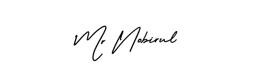 It looks lik you need a new signature style for name Mr Nobirul. Design unique handwritten (AmerikaSignatureDemo-Regular) signature with our free signature maker in just a few clicks. Mr Nobirul signature style 3 images and pictures png