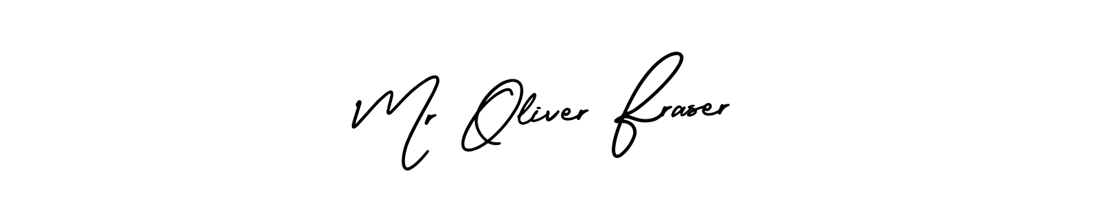 Design your own signature with our free online signature maker. With this signature software, you can create a handwritten (AmerikaSignatureDemo-Regular) signature for name Mr Oliver Fraser. Mr Oliver Fraser signature style 3 images and pictures png