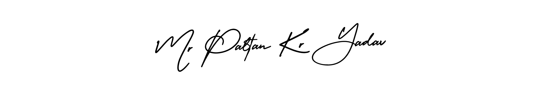 Create a beautiful signature design for name Mr Paltan Kr Yadav. With this signature (AmerikaSignatureDemo-Regular) fonts, you can make a handwritten signature for free. Mr Paltan Kr Yadav signature style 3 images and pictures png