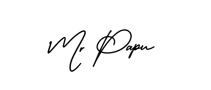 Make a short Mr Papu signature style. Manage your documents anywhere anytime using AmerikaSignatureDemo-Regular. Create and add eSignatures, submit forms, share and send files easily. Mr Papu signature style 3 images and pictures png