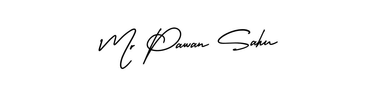 Mr Pawan Sahu stylish signature style. Best Handwritten Sign (AmerikaSignatureDemo-Regular) for my name. Handwritten Signature Collection Ideas for my name Mr Pawan Sahu. Mr Pawan Sahu signature style 3 images and pictures png