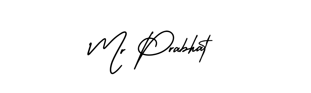 Mr Prabhat stylish signature style. Best Handwritten Sign (AmerikaSignatureDemo-Regular) for my name. Handwritten Signature Collection Ideas for my name Mr Prabhat. Mr Prabhat signature style 3 images and pictures png