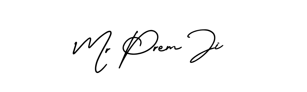 Similarly AmerikaSignatureDemo-Regular is the best handwritten signature design. Signature creator online .You can use it as an online autograph creator for name Mr Prem Ji. Mr Prem Ji signature style 3 images and pictures png