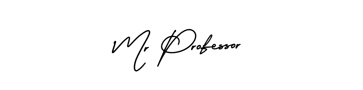 Design your own signature with our free online signature maker. With this signature software, you can create a handwritten (AmerikaSignatureDemo-Regular) signature for name Mr Professor. Mr Professor signature style 3 images and pictures png