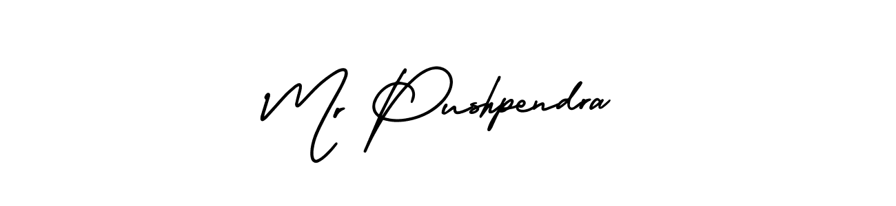 AmerikaSignatureDemo-Regular is a professional signature style that is perfect for those who want to add a touch of class to their signature. It is also a great choice for those who want to make their signature more unique. Get Mr Pushpendra name to fancy signature for free. Mr Pushpendra signature style 3 images and pictures png