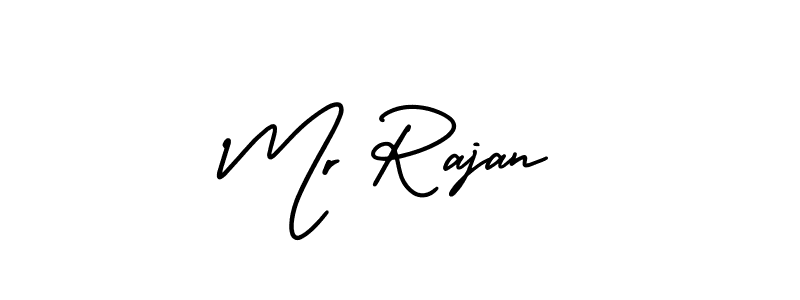 Design your own signature with our free online signature maker. With this signature software, you can create a handwritten (AmerikaSignatureDemo-Regular) signature for name Mr Rajan. Mr Rajan signature style 3 images and pictures png