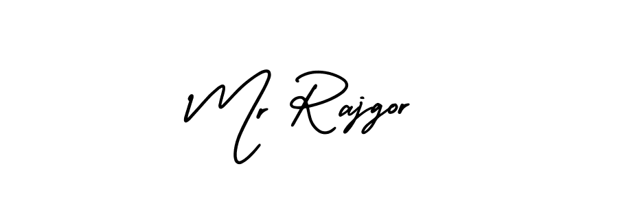 How to Draw Mr Rajgor signature style? AmerikaSignatureDemo-Regular is a latest design signature styles for name Mr Rajgor. Mr Rajgor signature style 3 images and pictures png