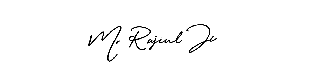 Use a signature maker to create a handwritten signature online. With this signature software, you can design (AmerikaSignatureDemo-Regular) your own signature for name Mr Rajiul Ji. Mr Rajiul Ji signature style 3 images and pictures png