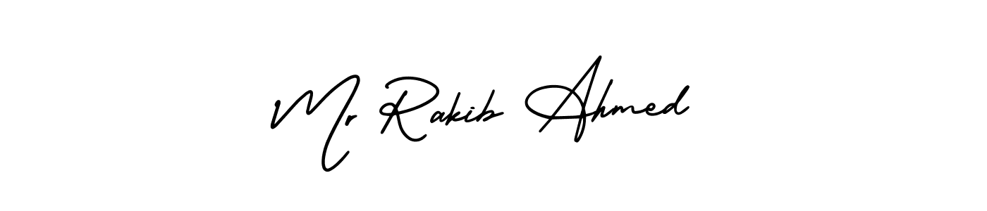 Also we have Mr Rakib Ahmed name is the best signature style. Create professional handwritten signature collection using AmerikaSignatureDemo-Regular autograph style. Mr Rakib Ahmed signature style 3 images and pictures png