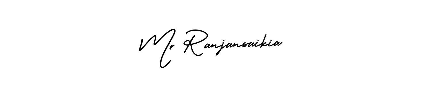 Also we have Mr Ranjansaikia name is the best signature style. Create professional handwritten signature collection using AmerikaSignatureDemo-Regular autograph style. Mr Ranjansaikia signature style 3 images and pictures png