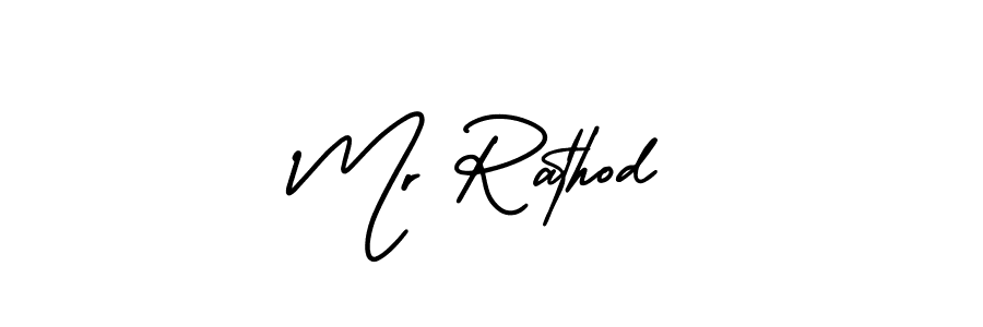 AmerikaSignatureDemo-Regular is a professional signature style that is perfect for those who want to add a touch of class to their signature. It is also a great choice for those who want to make their signature more unique. Get Mr Rathod name to fancy signature for free. Mr Rathod signature style 3 images and pictures png