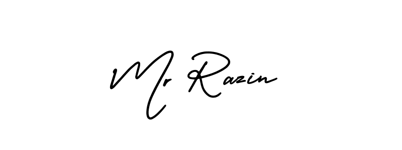 This is the best signature style for the Mr Razin name. Also you like these signature font (AmerikaSignatureDemo-Regular). Mix name signature. Mr Razin signature style 3 images and pictures png