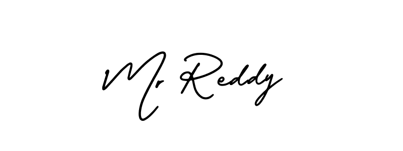 Also we have Mr Reddy name is the best signature style. Create professional handwritten signature collection using AmerikaSignatureDemo-Regular autograph style. Mr Reddy signature style 3 images and pictures png