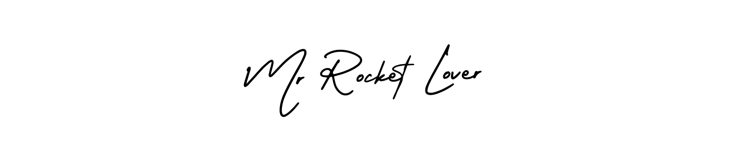AmerikaSignatureDemo-Regular is a professional signature style that is perfect for those who want to add a touch of class to their signature. It is also a great choice for those who want to make their signature more unique. Get Mr Rocket Lover name to fancy signature for free. Mr Rocket Lover signature style 3 images and pictures png