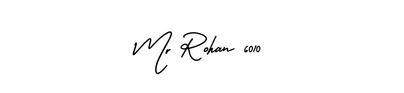 How to Draw Mr Rohan 6010 signature style? AmerikaSignatureDemo-Regular is a latest design signature styles for name Mr Rohan 6010. Mr Rohan 6010 signature style 3 images and pictures png