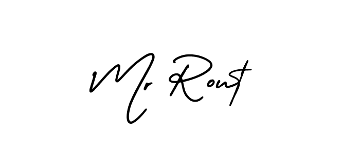 Make a beautiful signature design for name Mr Rout. Use this online signature maker to create a handwritten signature for free. Mr Rout signature style 3 images and pictures png