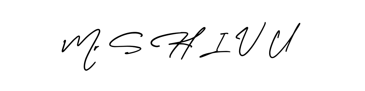 How to Draw Mr S H I V U signature style? AmerikaSignatureDemo-Regular is a latest design signature styles for name Mr S H I V U. Mr S H I V U signature style 3 images and pictures png