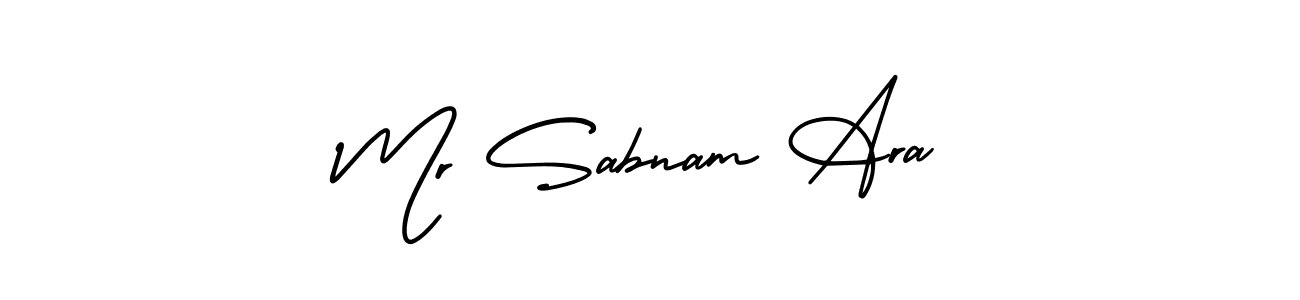 Best and Professional Signature Style for Mr Sabnam Ara. AmerikaSignatureDemo-Regular Best Signature Style Collection. Mr Sabnam Ara signature style 3 images and pictures png