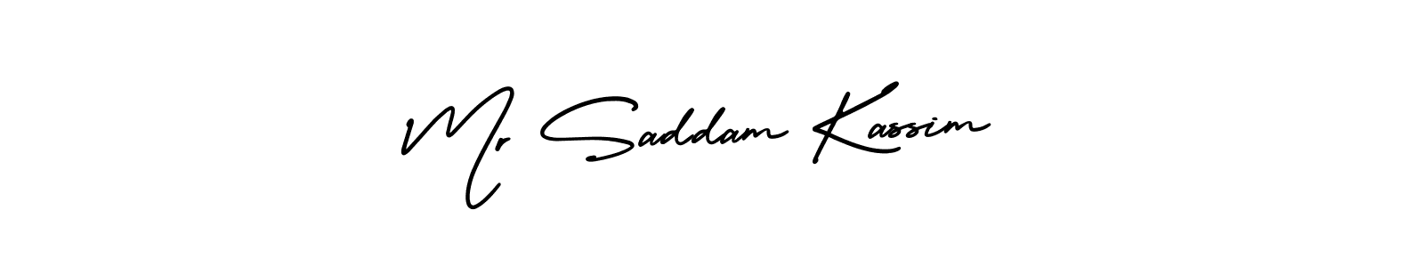 How to Draw Mr Saddam Kassim signature style? AmerikaSignatureDemo-Regular is a latest design signature styles for name Mr Saddam Kassim. Mr Saddam Kassim signature style 3 images and pictures png