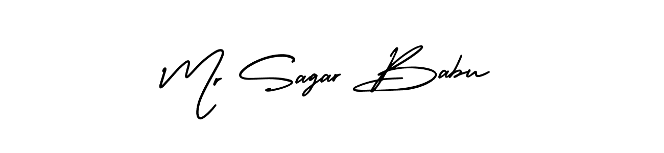 Best and Professional Signature Style for Mr Sagar Babu. AmerikaSignatureDemo-Regular Best Signature Style Collection. Mr Sagar Babu signature style 3 images and pictures png
