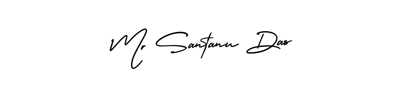 How to make Mr Santanu Das signature? AmerikaSignatureDemo-Regular is a professional autograph style. Create handwritten signature for Mr Santanu Das name. Mr Santanu Das signature style 3 images and pictures png