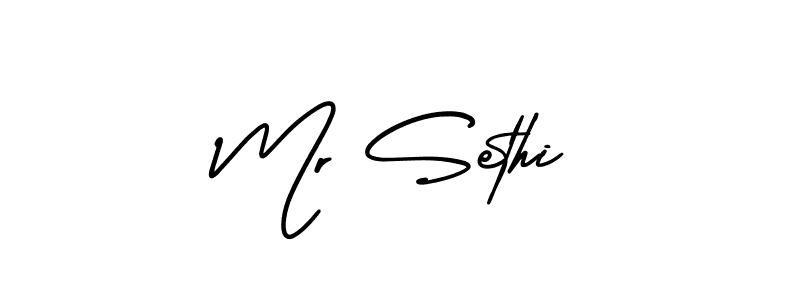 Also You can easily find your signature by using the search form. We will create Mr Sethi name handwritten signature images for you free of cost using AmerikaSignatureDemo-Regular sign style. Mr Sethi signature style 3 images and pictures png