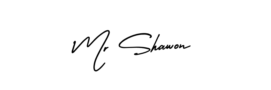 Also we have Mr Shawon name is the best signature style. Create professional handwritten signature collection using AmerikaSignatureDemo-Regular autograph style. Mr Shawon signature style 3 images and pictures png