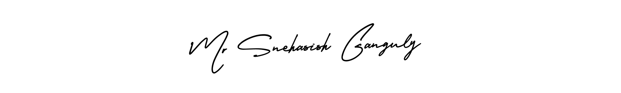 Design your own signature with our free online signature maker. With this signature software, you can create a handwritten (AmerikaSignatureDemo-Regular) signature for name Mr Snehasish Ganguly. Mr Snehasish Ganguly signature style 3 images and pictures png