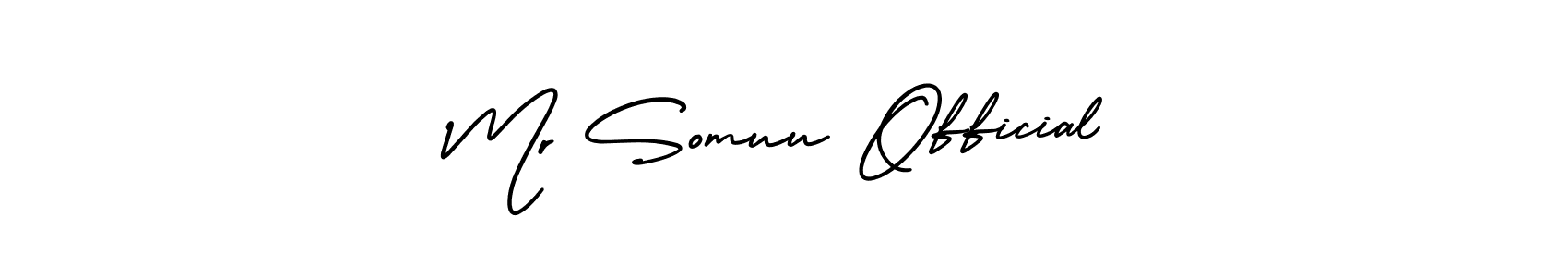 Also we have Mr Somuu Official name is the best signature style. Create professional handwritten signature collection using AmerikaSignatureDemo-Regular autograph style. Mr Somuu Official signature style 3 images and pictures png