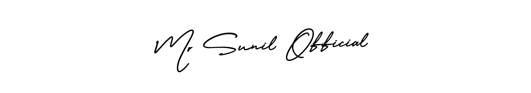 AmerikaSignatureDemo-Regular is a professional signature style that is perfect for those who want to add a touch of class to their signature. It is also a great choice for those who want to make their signature more unique. Get Mr Sunil Official name to fancy signature for free. Mr Sunil Official signature style 3 images and pictures png