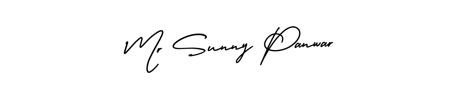 It looks lik you need a new signature style for name Mr Sunny Panwar. Design unique handwritten (AmerikaSignatureDemo-Regular) signature with our free signature maker in just a few clicks. Mr Sunny Panwar signature style 3 images and pictures png