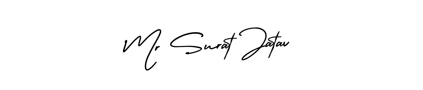 How to make Mr Surat Jatav name signature. Use AmerikaSignatureDemo-Regular style for creating short signs online. This is the latest handwritten sign. Mr Surat Jatav signature style 3 images and pictures png