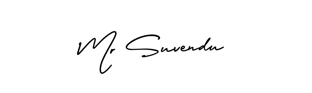 It looks lik you need a new signature style for name Mr Suvendu. Design unique handwritten (AmerikaSignatureDemo-Regular) signature with our free signature maker in just a few clicks. Mr Suvendu signature style 3 images and pictures png