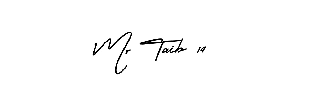 The best way (AmerikaSignatureDemo-Regular) to make a short signature is to pick only two or three words in your name. The name Mr Taib 14 include a total of six letters. For converting this name. Mr Taib 14 signature style 3 images and pictures png