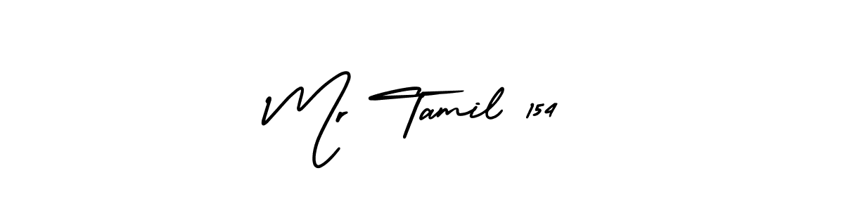 How to make Mr Tamil 154 name signature. Use AmerikaSignatureDemo-Regular style for creating short signs online. This is the latest handwritten sign. Mr Tamil 154 signature style 3 images and pictures png