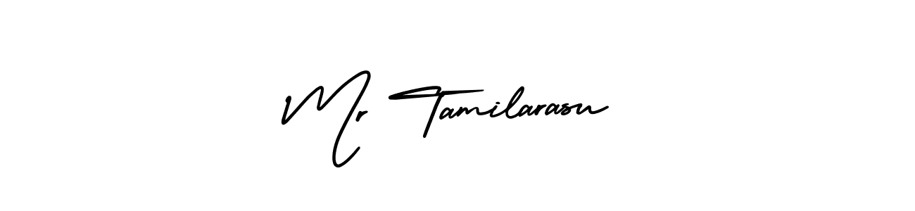 Create a beautiful signature design for name Mr Tamilarasu. With this signature (AmerikaSignatureDemo-Regular) fonts, you can make a handwritten signature for free. Mr Tamilarasu signature style 3 images and pictures png