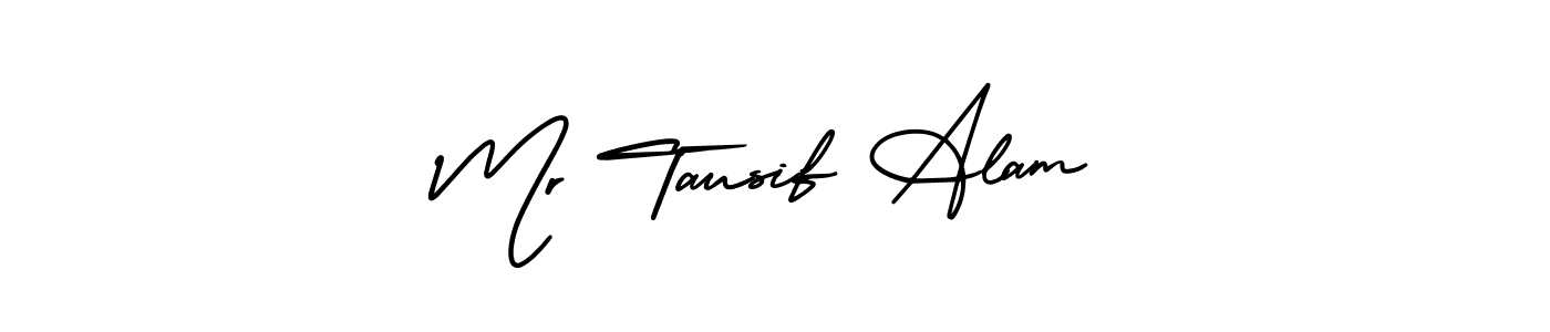 How to make Mr Tausif Alam signature? AmerikaSignatureDemo-Regular is a professional autograph style. Create handwritten signature for Mr Tausif Alam name. Mr Tausif Alam signature style 3 images and pictures png