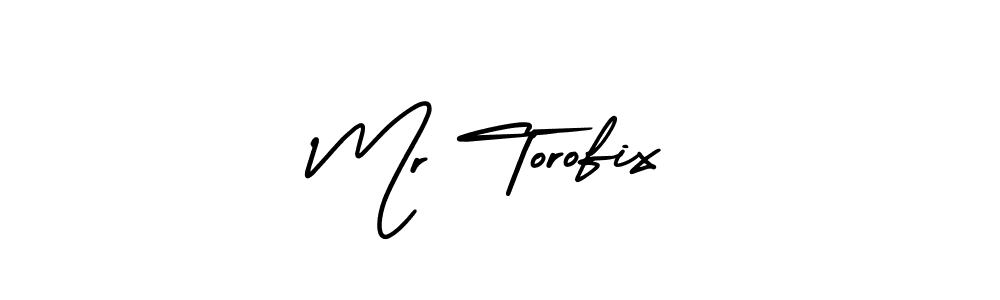 Use a signature maker to create a handwritten signature online. With this signature software, you can design (AmerikaSignatureDemo-Regular) your own signature for name Mr Torofix. Mr Torofix signature style 3 images and pictures png
