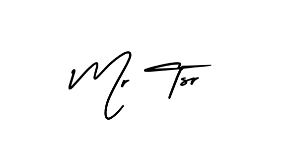 Design your own signature with our free online signature maker. With this signature software, you can create a handwritten (AmerikaSignatureDemo-Regular) signature for name Mr Tsr. Mr Tsr signature style 3 images and pictures png