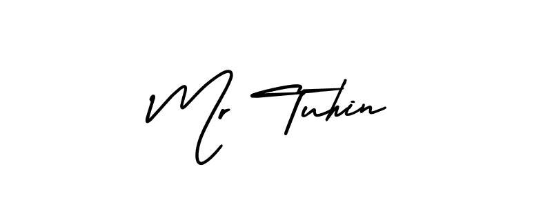 AmerikaSignatureDemo-Regular is a professional signature style that is perfect for those who want to add a touch of class to their signature. It is also a great choice for those who want to make their signature more unique. Get Mr Tuhin name to fancy signature for free. Mr Tuhin signature style 3 images and pictures png